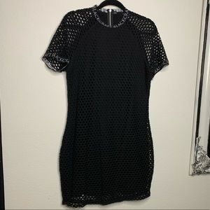 Hot Topic x BCC mesh athleisure dress